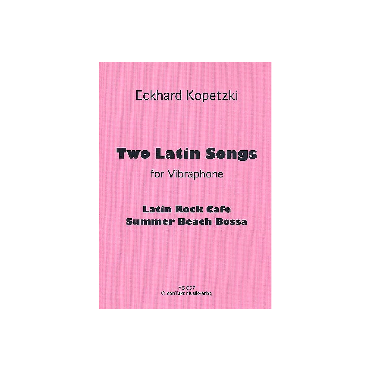 2 Latin Songs for vibraphone