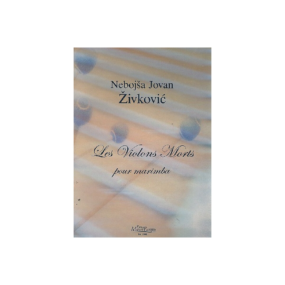 Les violons morts für Marimbaphon