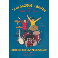 Schlagzeug lernen mit Frida und Paul (+CD)