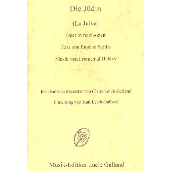Die Jüdin Libretto (dt)