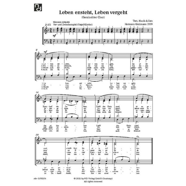 Leben entsteht, Leben vergeht