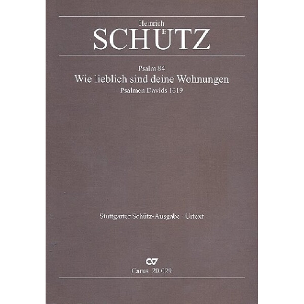 Wie lieblich sind deine Wohnungen