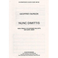 Nunc Dimittis for 2 treble (soprano)