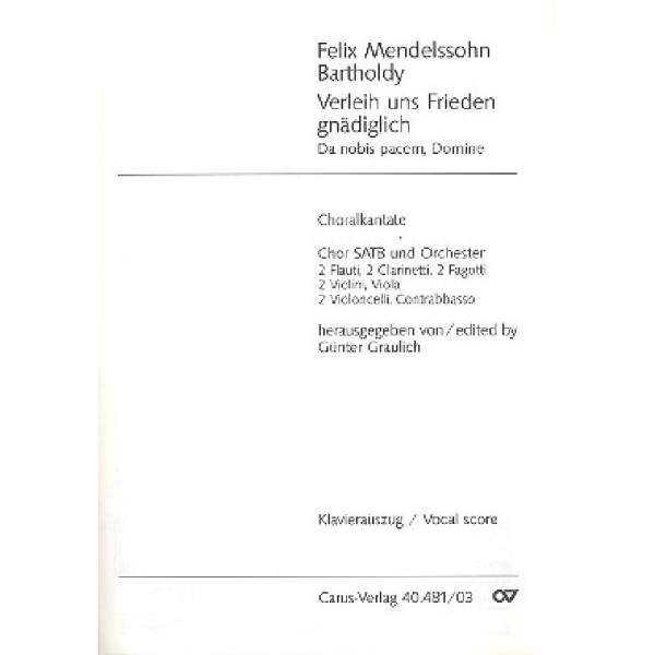 Verleih uns Frieden gnädiglich