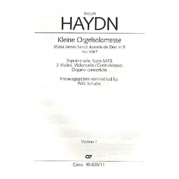 Kleine Orgelmesse B-Dur Hob.XXII:7