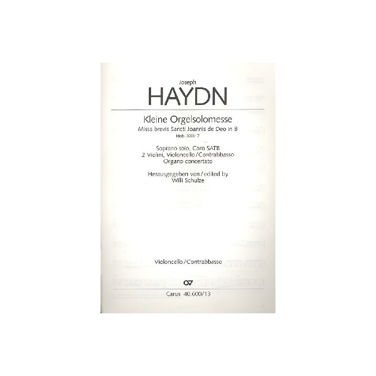 Kleine Orgelmesse B-Dur Hob.XXII:7