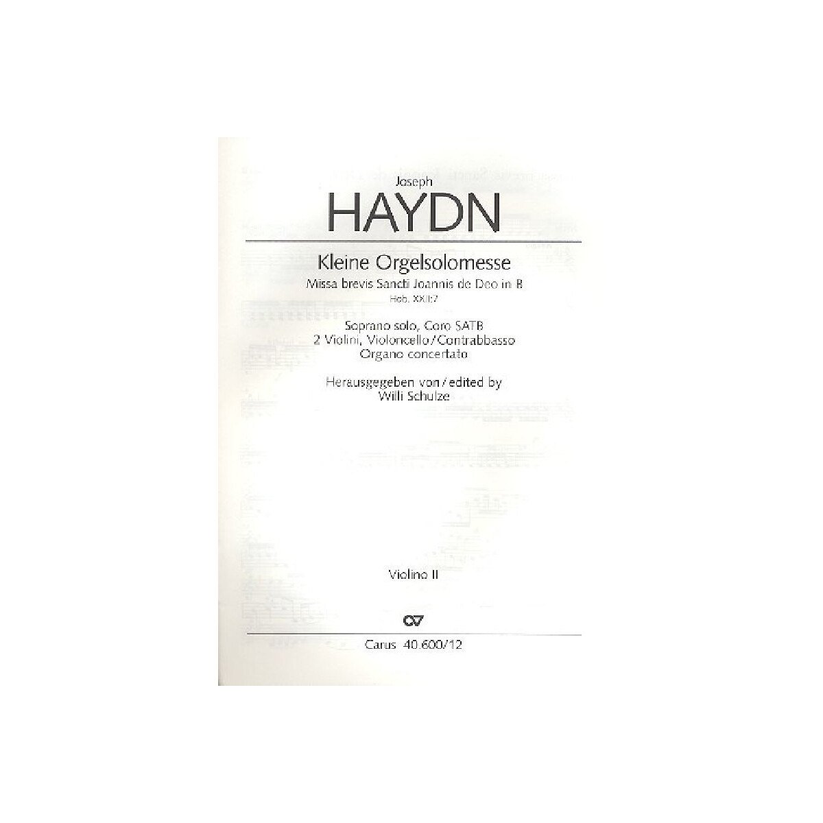 Kleine Orgelmesse B-Dur Hob.XXII:7