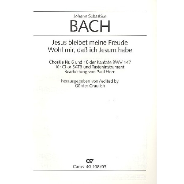 Jesus bleibet meine Freude