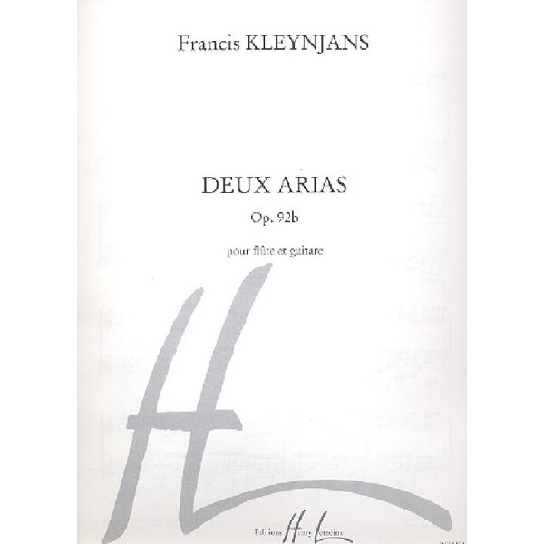 2 arias op.92b pour flûte et guitare