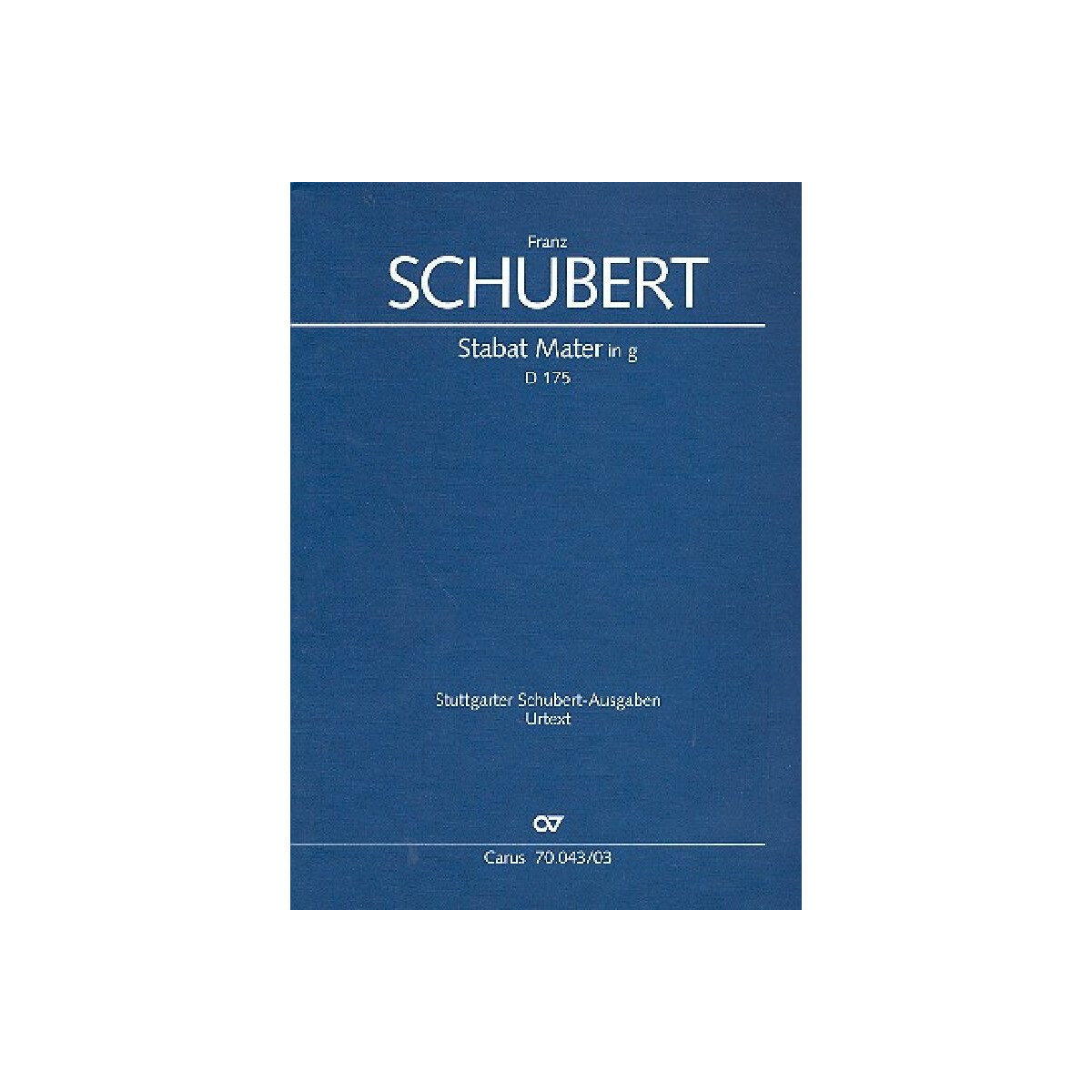 Stabat Mater g-Moll D175