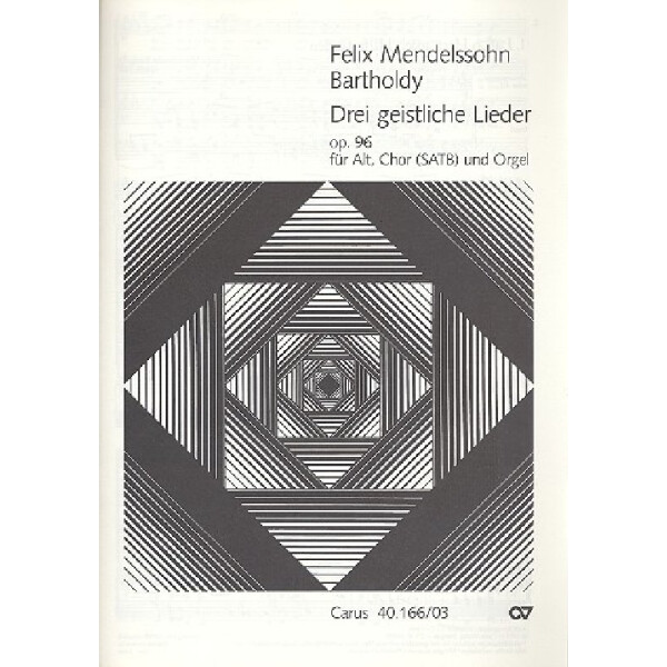 3 geistliche Lieder op.96 für