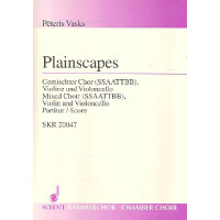 Plainscapes für gem Chor, Violine