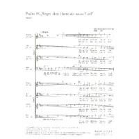 Der 98. Psalm op.91 für Soli,