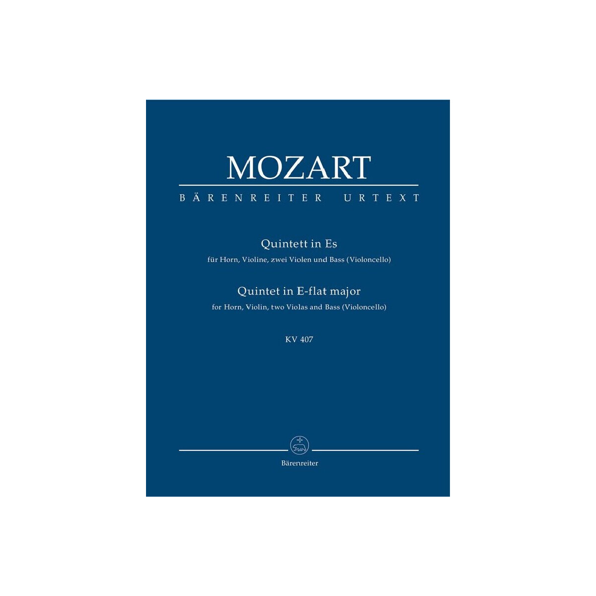 Quintett Es-Dur KV407 für Horn box
