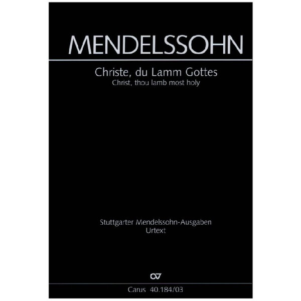 Christe du Lamm Gottes für gem