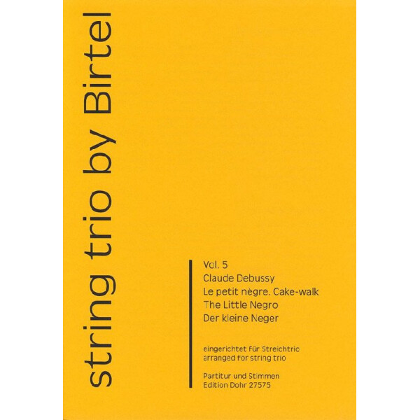 Der kleine Neger für Violine, Viola