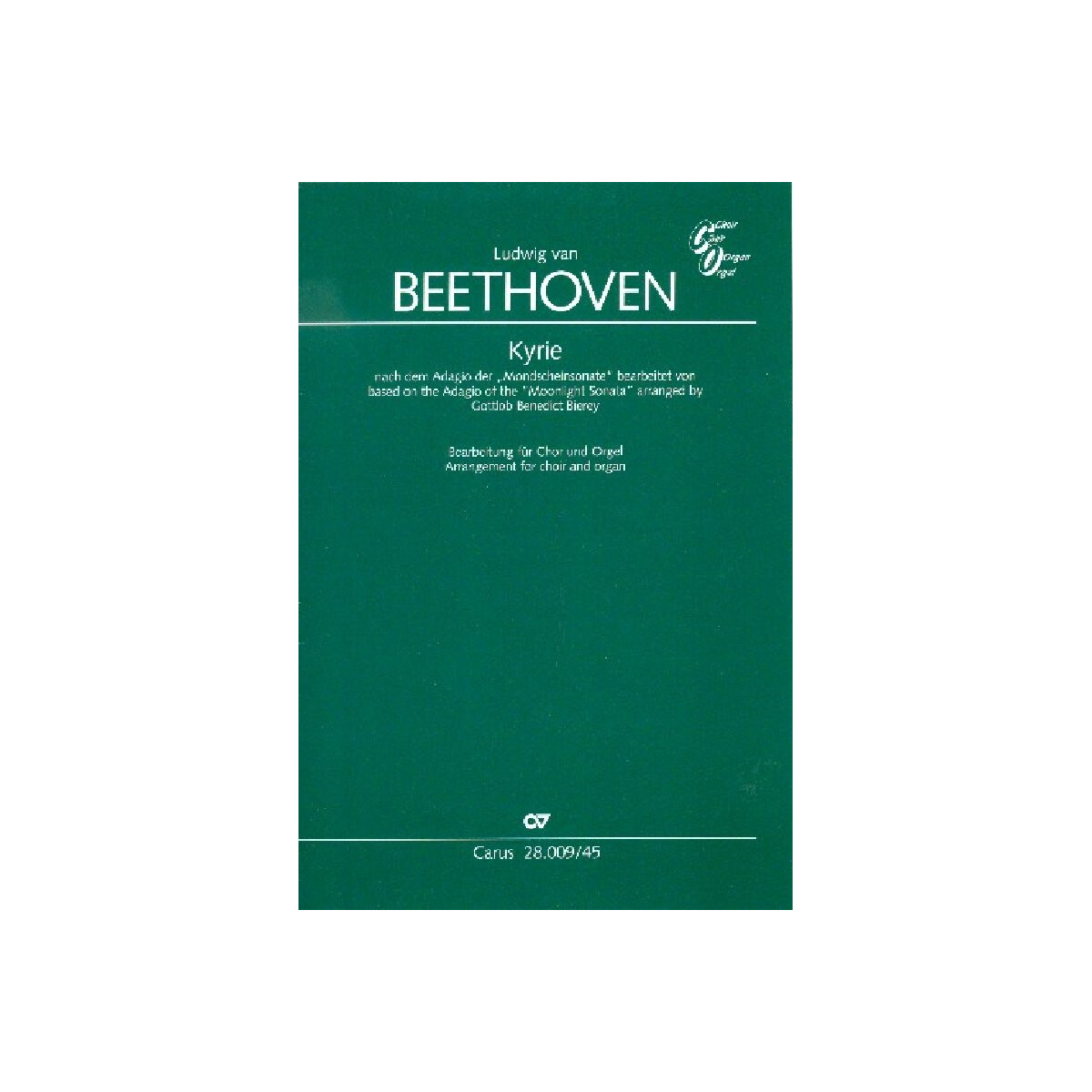 Kyrie nach dem Adagio der Mondscheinsonate op.27,2...