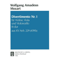 Divertimento Nr.1 B-Dur KV Anh.IV:229