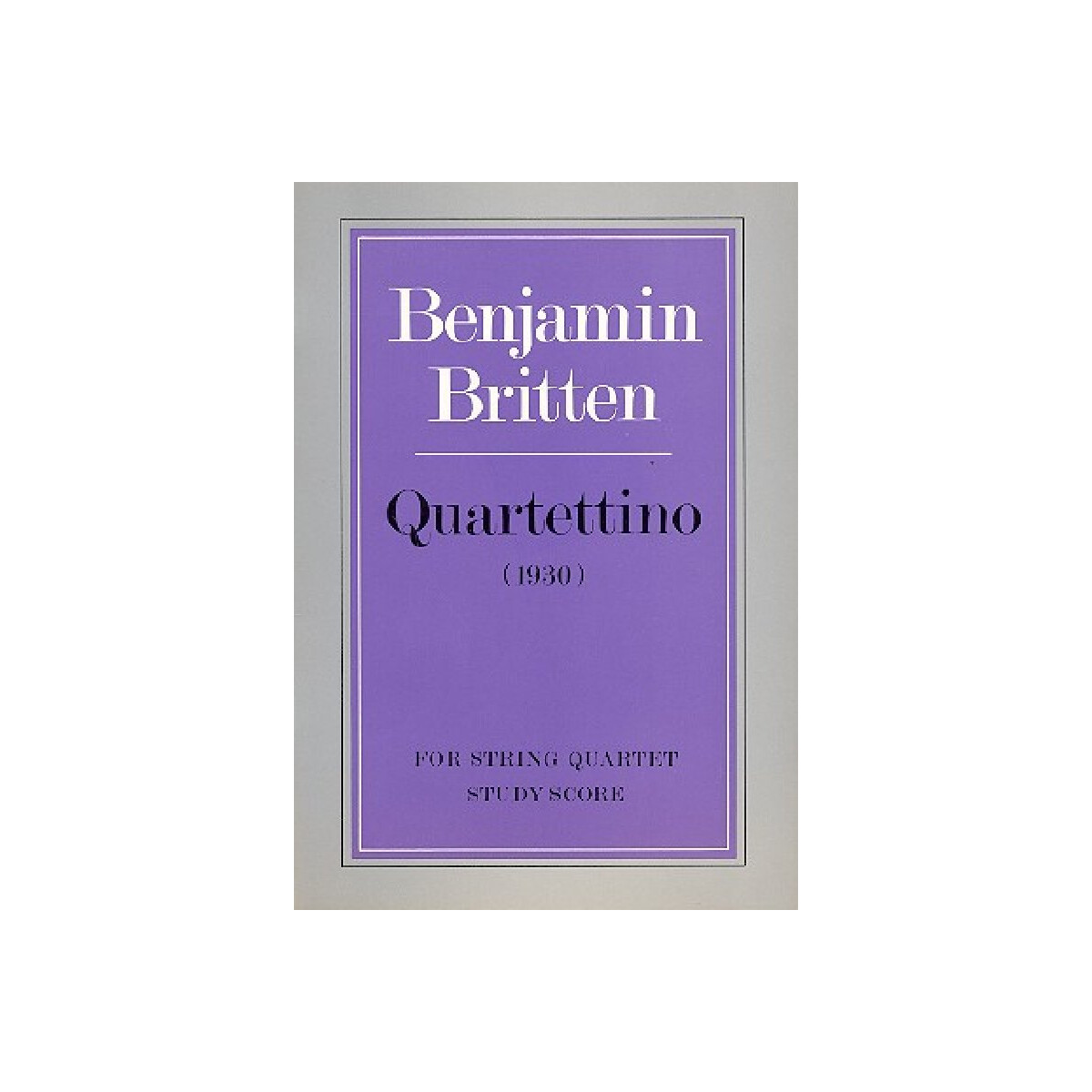 Quartettino for string quartet
