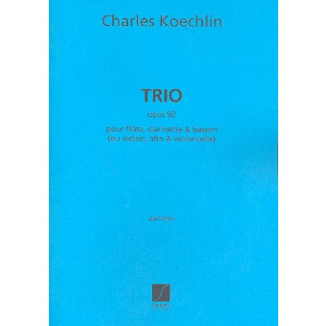 Trio op.92 pour fl&ucirc;te, clarinette