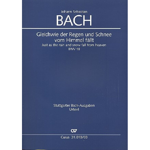 Gleichwie der Regen und Schnee vom Himmel fällt