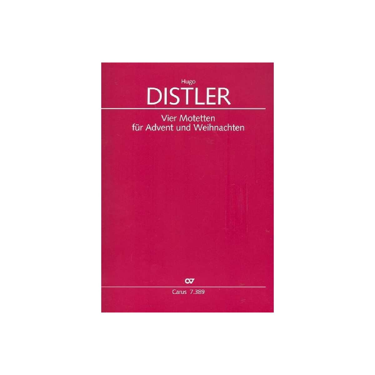 4 Motetten für Advent und Weihnachten