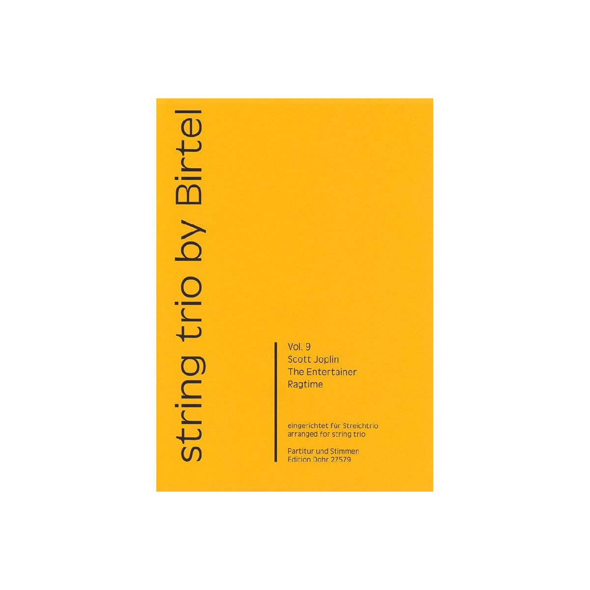 The Entertainer für Violine, Viola