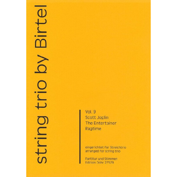 The Entertainer für Violine, Viola