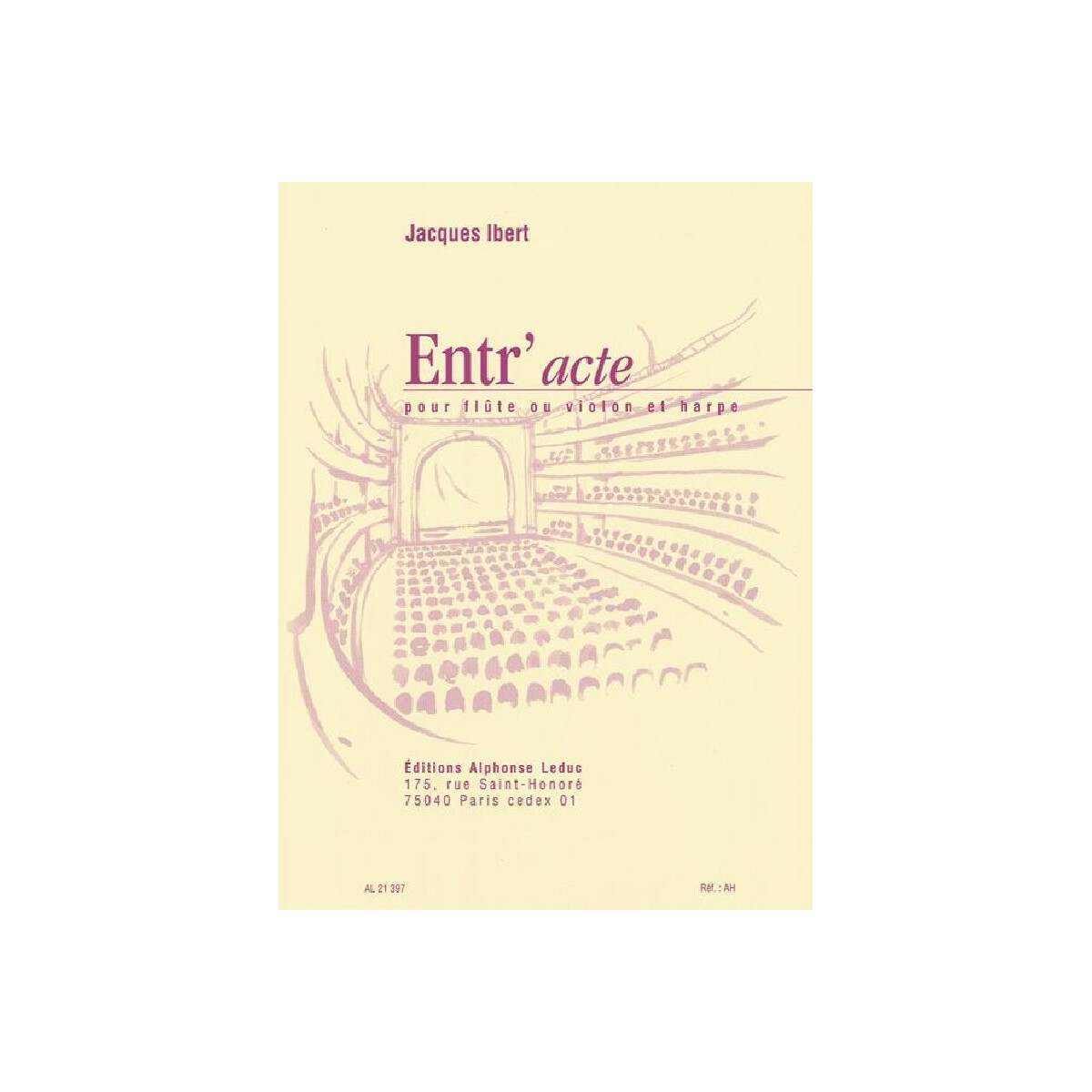 Entracte pour flûte et harpe (vl) box