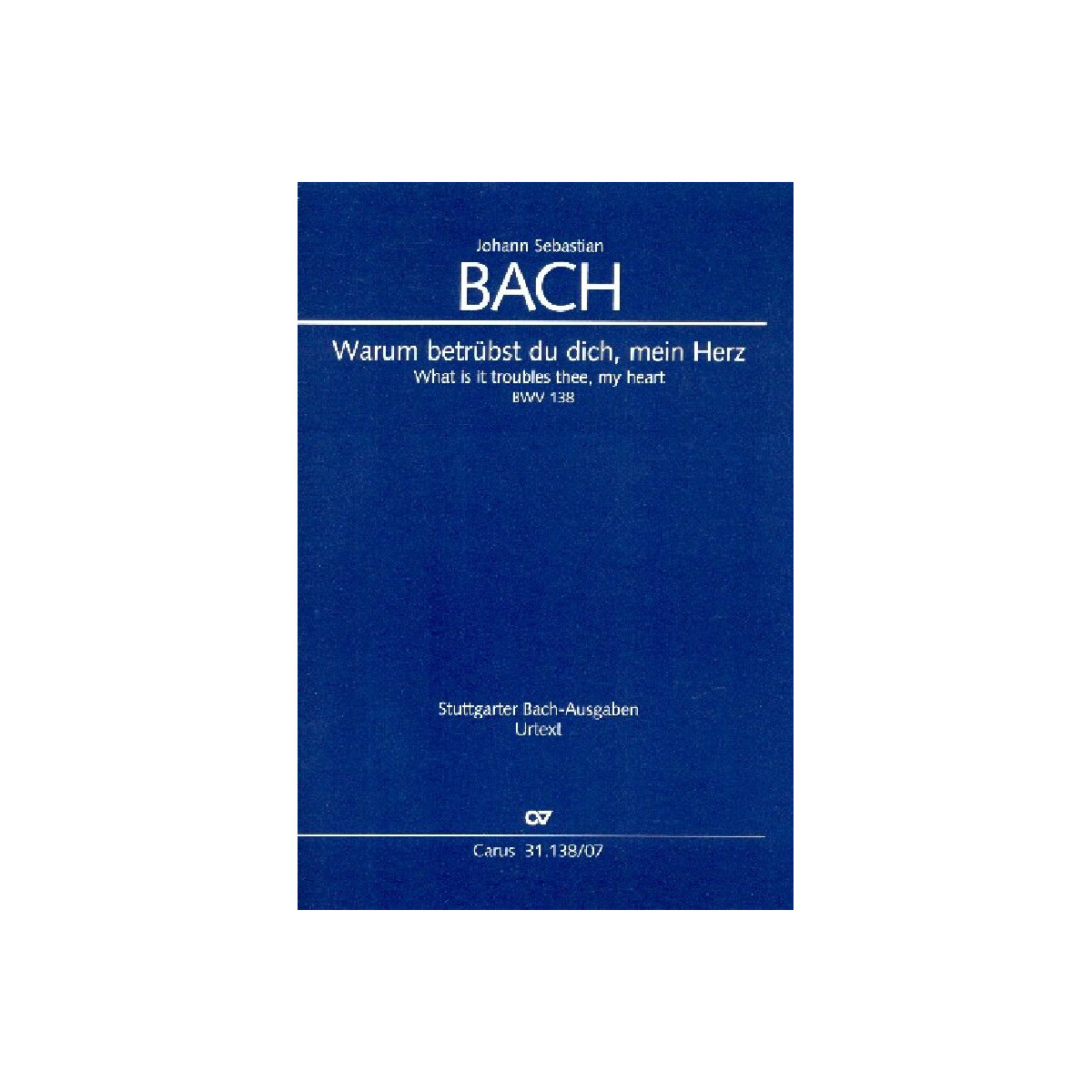 Warum betr&uuml;bst du dich mein Herz