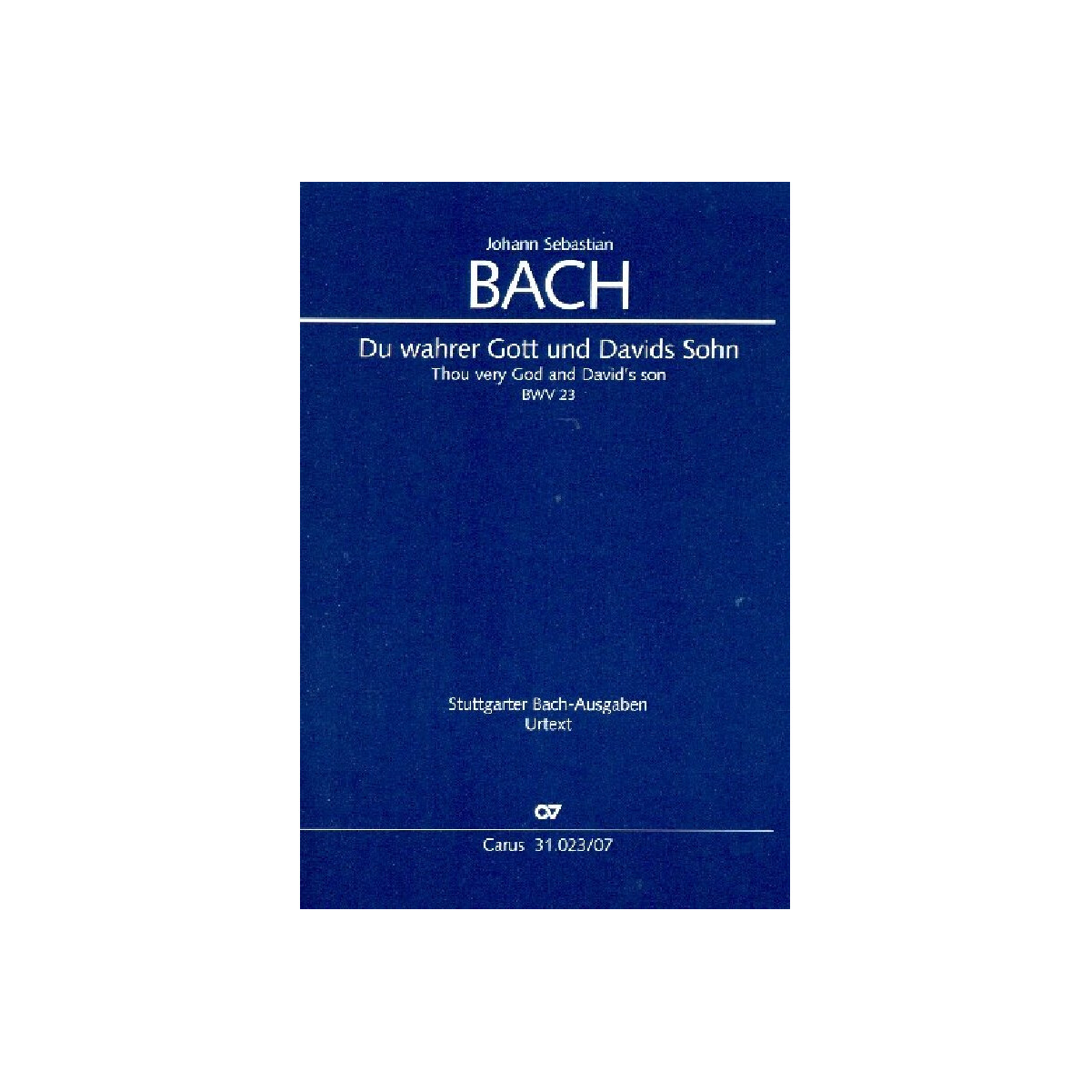 Du wahrer Gott und Davids Sohn box