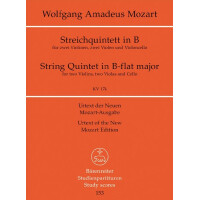 Quintett B-Dur KV174 für 2 Violinen