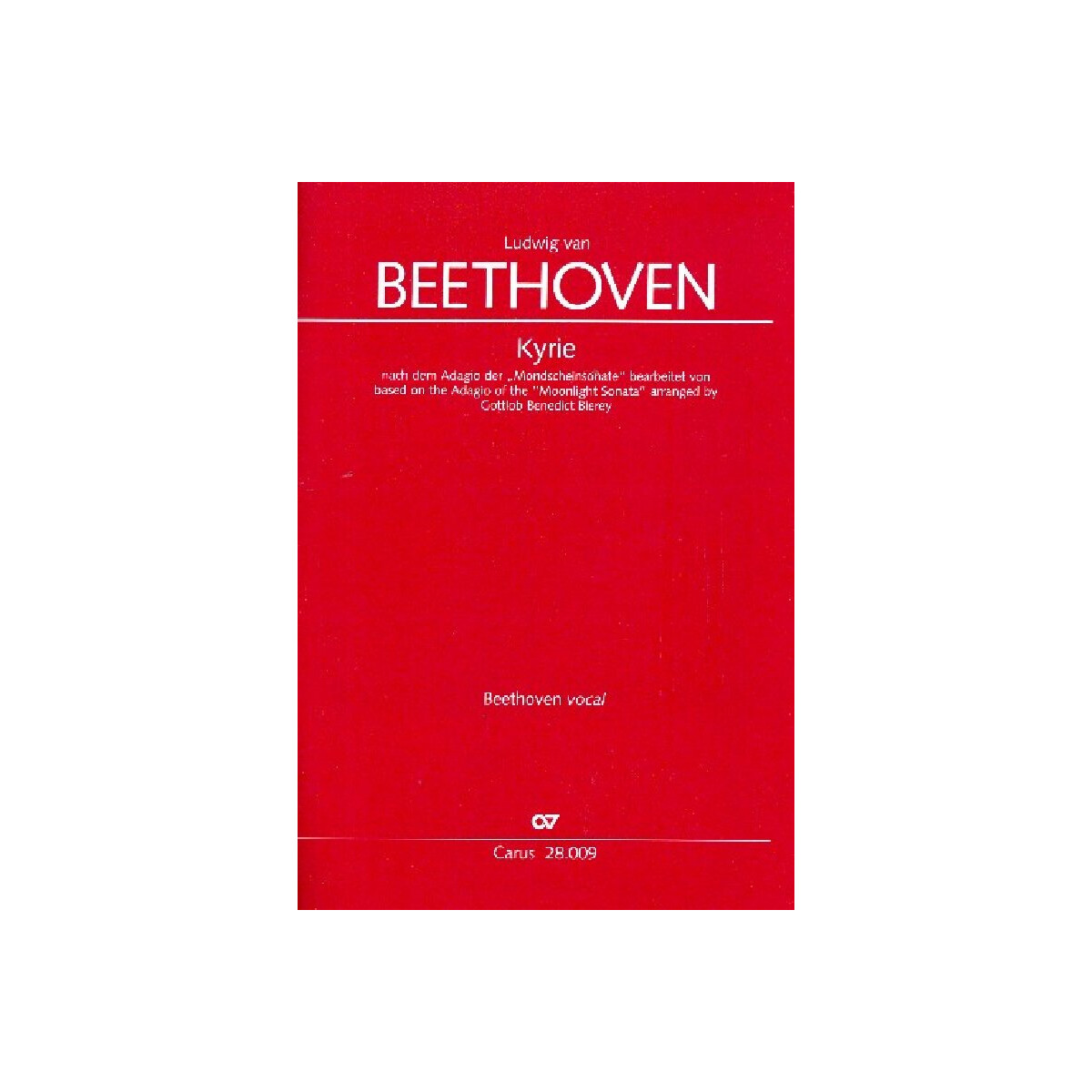 Kyrie nach dem Adagio der Mondscheinsonate op.27,2 (c-Moll)