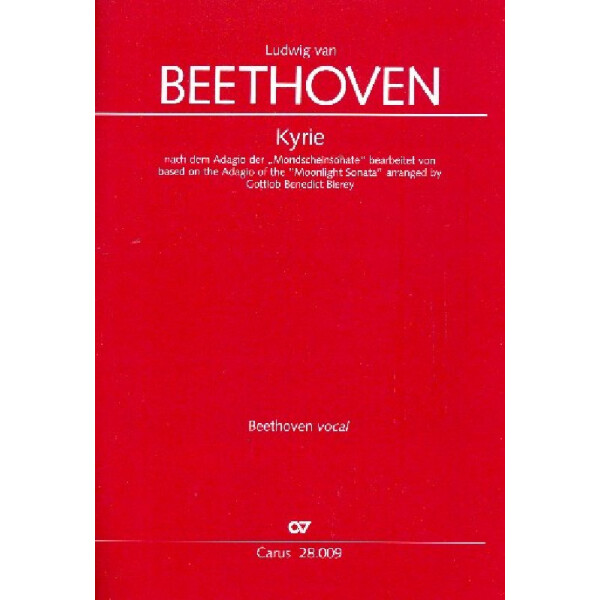 Kyrie nach dem Adagio der Mondscheinsonate op.27,2 (c-Moll)
