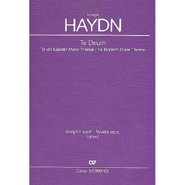 Te Deum für die Kaiserin Marie Therese Hob.XXIIIc:2