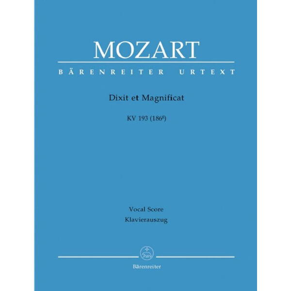 Dixit et Magnificat KV193 (KV186g)