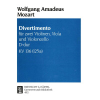 Divertimento D-Dur KV136 (125a)