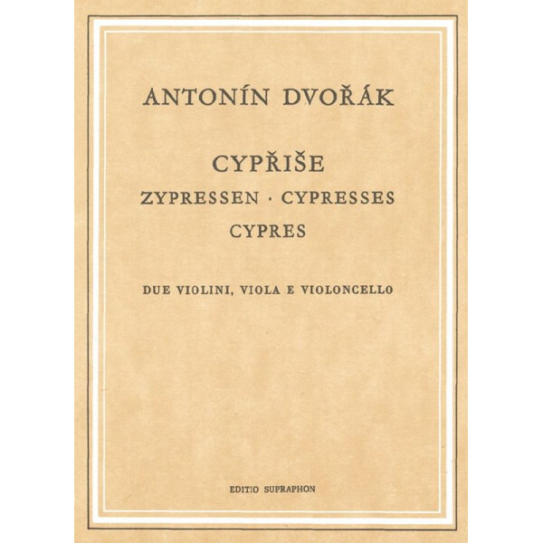 Zypressen für Streichquartett