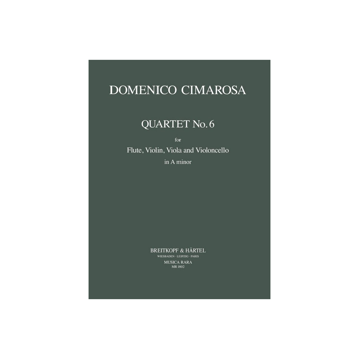 Quartett a-Moll Nr.6 box