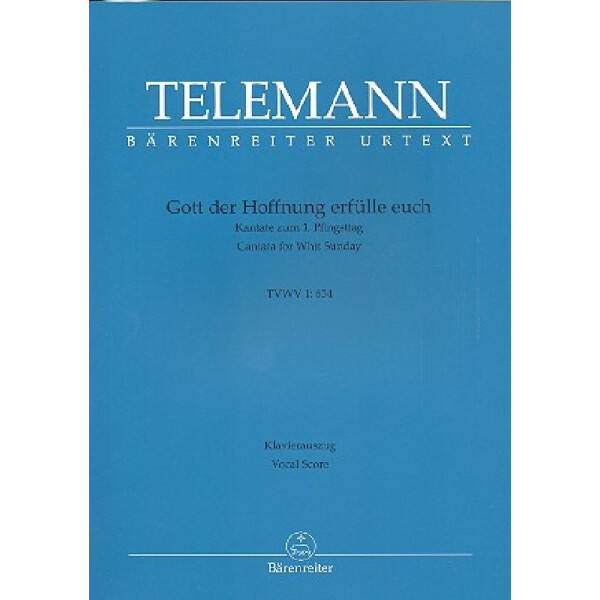 Gott der Hoffnung erfülle euch TWV1:634