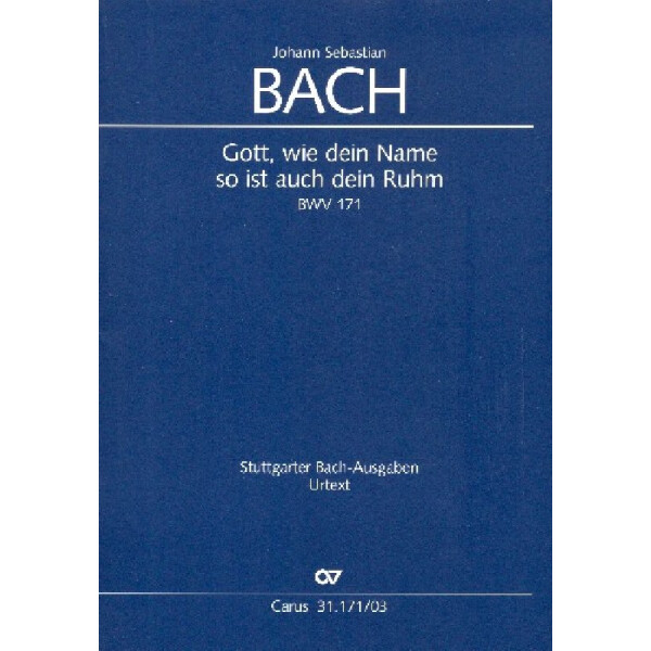 Gott wie dein Name so ist auch dein Ruhm