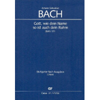 Gott wie dein Name so ist auch dein Ruhm