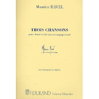 3 Chansons pour choeur mixte sans
