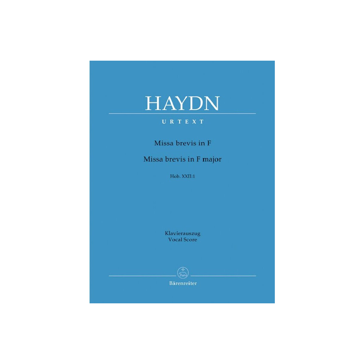 Missa brevis F-Dur Hob.XXII:1 box