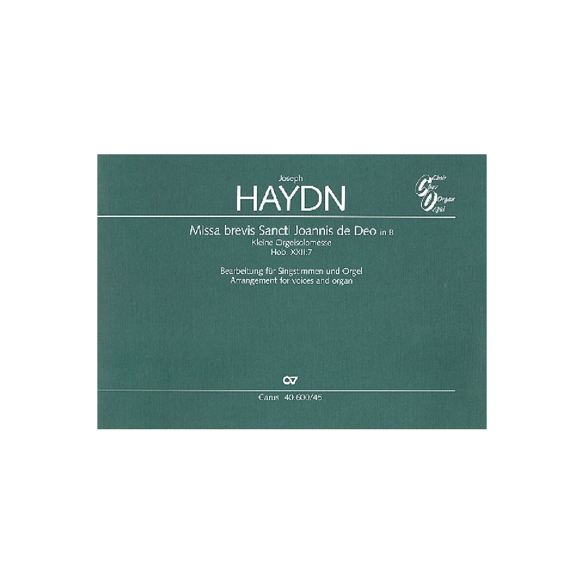 Missa brevis Sancti Joannis de Deo B-Dur Hob.XXII:7