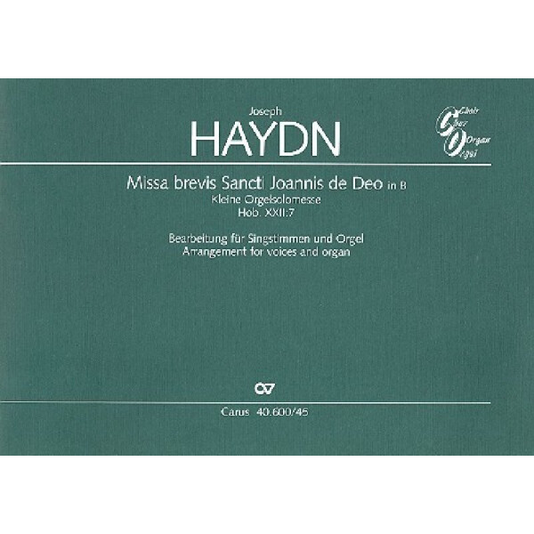 Missa brevis Sancti Joannis de Deo B-Dur Hob.XXII:7