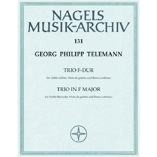 Trio F-Dur für Altblockflöte,