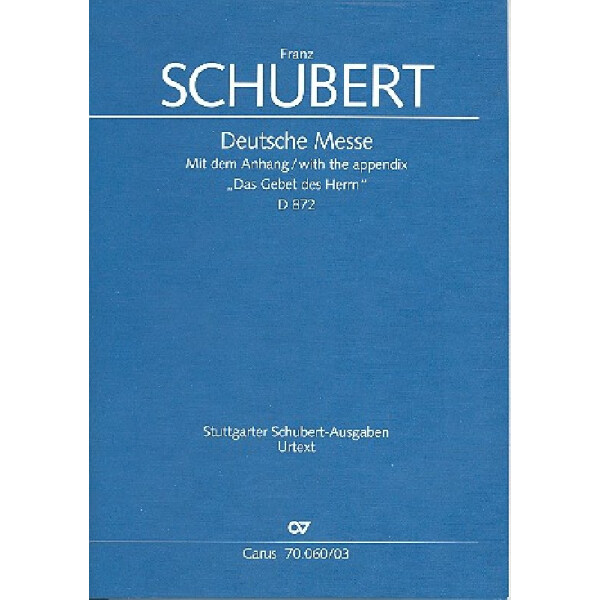 Deutsche Messe D872 für gem Chor