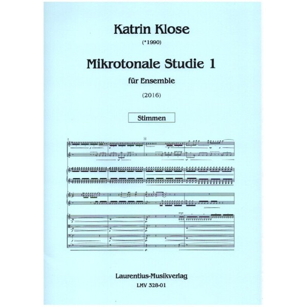 Mikrotonale Studie Band 1