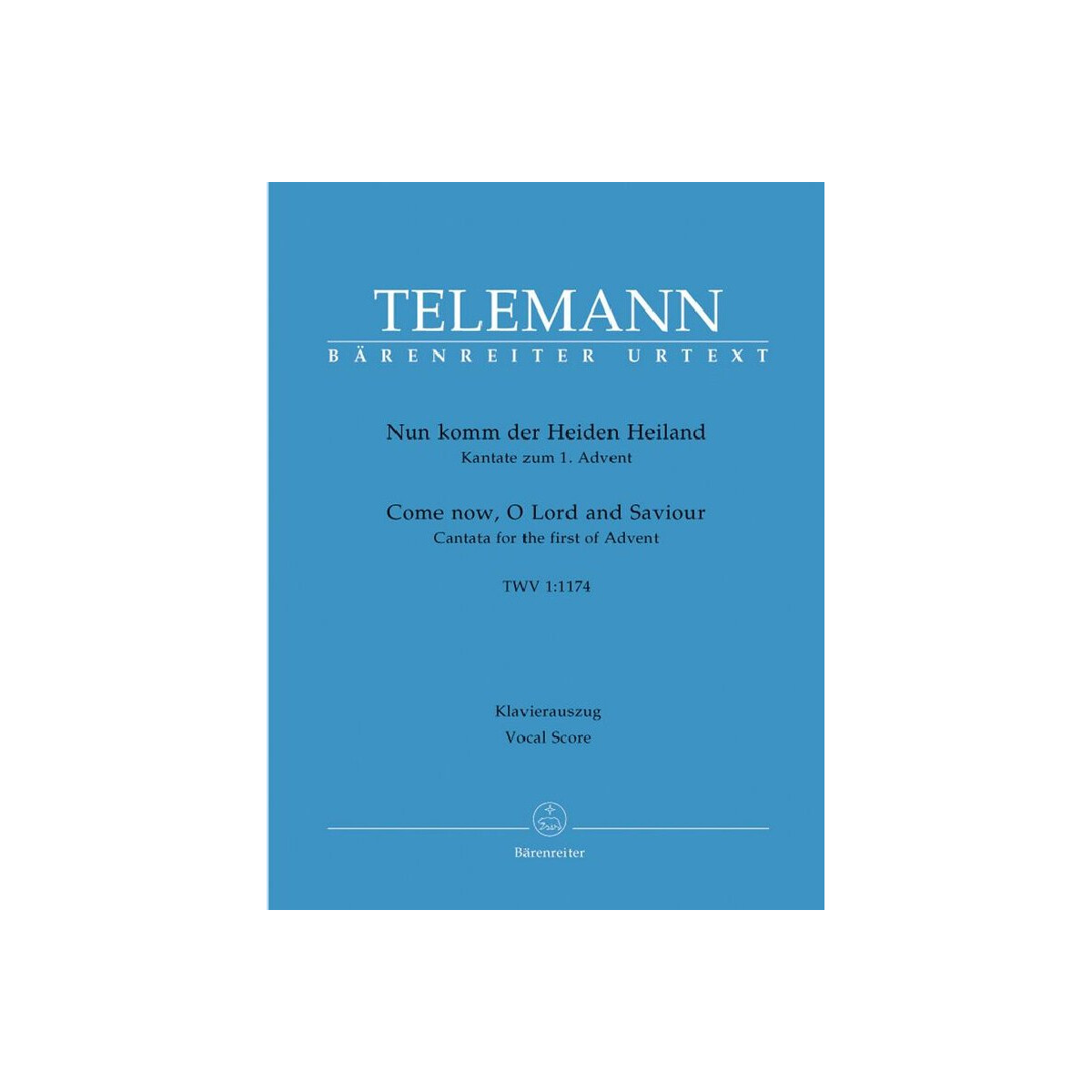 Nun komm der Heiden Heiland TVWV1:1174